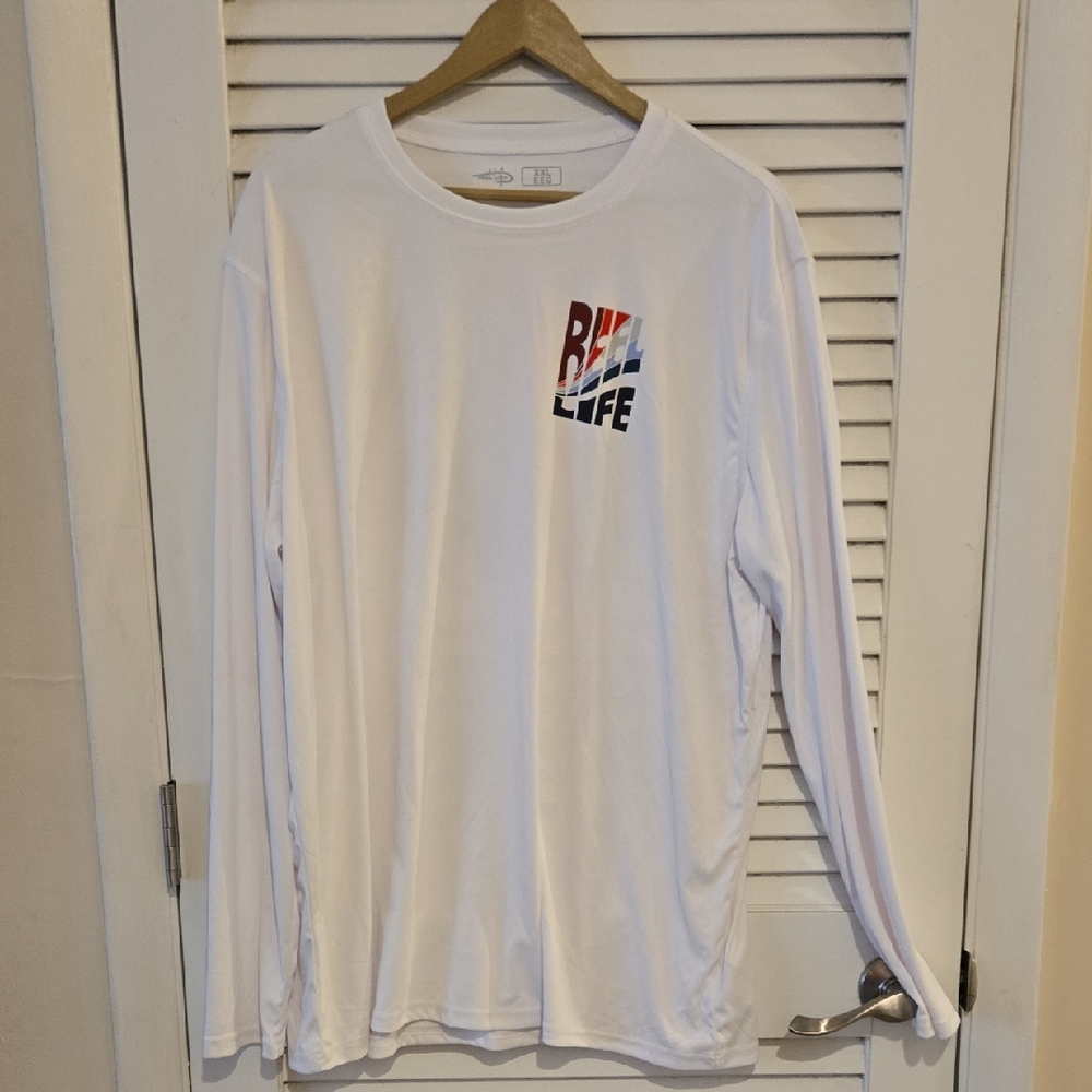NWOT White Long Sleeve Tee with Graphic Print